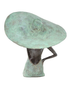 astrid huisman biemans sunshine hat bronze sculpture contemporary art okker art gallery amsterdam