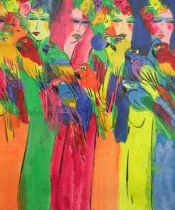 Parrot Girls - Walasse Ting