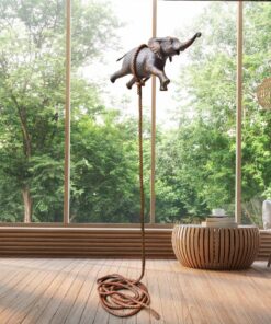 Gillie and Marc - Flying elephant on long rope I