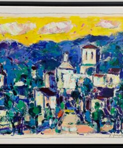 Alternative view of Pueblo con cielo amarillo - Kees Salentijn