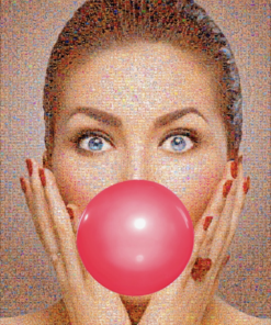 Bubble me rouge - Joël Moens de Hase
