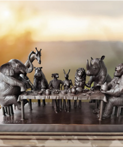 gillie and marc wild tea party bronze sculpture okker art gallery 2023