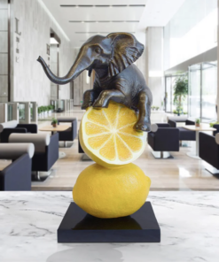 Alternative view of Elephants really loves lemons - Gillie and Marc
