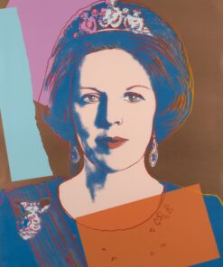 Alternative view of Queen Beatrix of the Netherlands - Andy Warhol