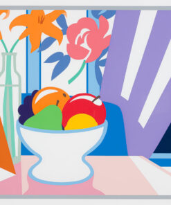 Still life with lilies and mixed fruit - Tom Wesselmann