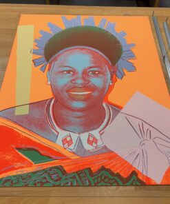 Alternative view of Queen Ntombi Twala Of Swaziland - Andy Warhol (Royal edition)