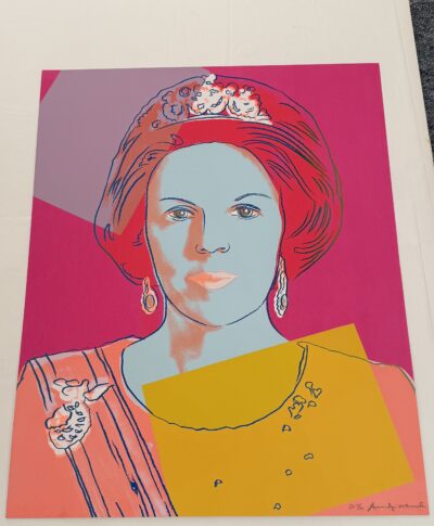 Alternative view of Queen Beatrix of the Netherlands | TP Edition - Andy Warhol