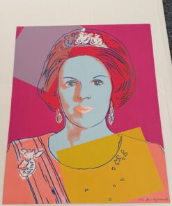 Alternative view of Queen Beatrix of the Netherlands | TP Edition - Andy Warhol